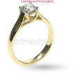 14KT Yellow Gold Round Cut Solitaire Ring , picture number 1