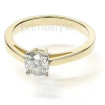0.55CT Round Cut Diamond Solitaire Ring , picture number 2