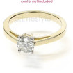 14KT Yellow Gold Round Cut Solitaire Ring , picture number 2