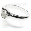14KT White Gold Round Cut Solitaire Ring , picture number 0
