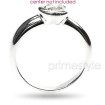 14KT White Gold Round Cut Solitaire Ring , picture number 2