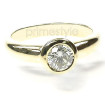 0.55CT Round Cut Diamond Solitaire Ring , picture number 1