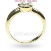 14KT Yellow Gold Round Cut Solitaire Ring , picture number 2
