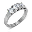 0.50CT Round Cut Diamonds Three Stone Ring , picture number 1