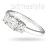 0.80CT Round Cut Diamonds Three Stone Ring , picture number 1