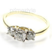 0.50CT Round Cut Diamonds Three Stone Ring , picture number 0