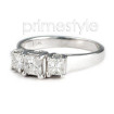 0.50CT Princess Cut Diamonds Three Stone Ring , picture number 1