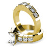 2.40CT Bridal Set with Emerald and Round Cut Diamonds , picture number 1