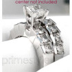 1.85CT Bridal Set with Princess & Round Cut Diamonds , picture number 2