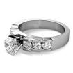 1.30CT Round Cut Diamonds Engagement Ring , picture number 1