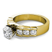 1.20CT Round Cut Diamonds Engagement Ring , picture number 1