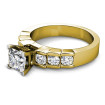 1.85CT Princess and Round Cut Diamonds Engagement Ring , picture number 1