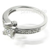 1.80CT Princess and Round Cut Diamonds Engagement Ring , picture number 1