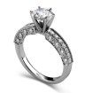 1.05CT Round Cut Diamonds Engagement Ring , picture number 2
