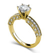 1.40CT Round Cut Diamonds Engagement Ring , picture number 2