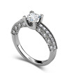 1.60CT Princess and Round Cut Diamonds Engagement Ring , picture number 0