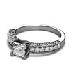 1.60CT Princess and Round Cut Diamonds Engagement Ring , picture number 1