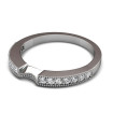 0.50CT Round Cut Diamond Wedding Band , picture number 1