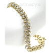 Tennis Bracelet In 4.00CT Round Cut Diamonds 14KT Yellow Gold , picture number 1