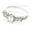 1.60CT Emerald and Round Cut Diamonds Engagement Ring , picture number 1
