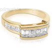 1.40CT Emerald and Princess Cut Diamond Wedding Band , picture number 0
