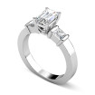 1.30CT Emerald Cut Diamonds Engagement Ring , picture number 2