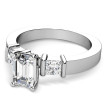 1.30CT Emerald Cut Diamonds Engagement Ring , picture number 1