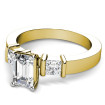 1.30CT Emerald Cut Diamonds Engagement Ring , picture number 1