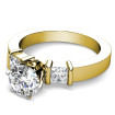 1.30CT Round and Princess Cut Diamonds Engagement Ring , picture number 1