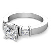 1.30CT Princess Cut Diamonds Engagement Ring , picture number 1