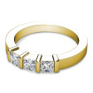 1.05CT Princess Cut Diamond Wedding Band , picture number 1
