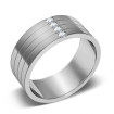 0.15CT Round Cut Diamonds Men's Wedding Band , picture number 1