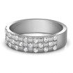0.80CT Round Cut Diamonds Men's Wedding Band , picture number 2