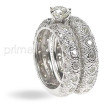 Round Cut Diamond Bridal Set - 3.35CT , picture number 1