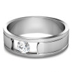 0.35CT Round Cut Diamond Men's Wedding Band , picture number 0