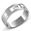 0.35CT Round Cut Diamond Men's Wedding Band , picture number 1