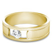 0.35CT Round Cut Diamond Men's Wedding Band , picture number 0