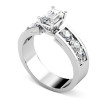 1.95CT Emerald and Round Cut Diamonds Engagement Ring , picture number 2