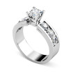 1.85CT Princess and Round Cut Diamonds Engagement Ring , picture number 2