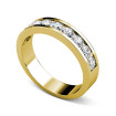 1.35CT Round Cut Diamond Wedding Band , picture number 1