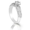 1.05CT Round Cut Diamonds Engagement Ring , picture number 1
