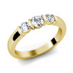 0.85CT Round Cut Diamonds Three Stone Ring , picture number 1