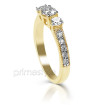 1.30CT Round Cut Diamonds Three Stone Ring , picture number 1