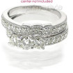 1.45CT Round Cut Diamond Bridal Set , picture number 2