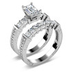 Wedding Band and Engagement Ring - 1.85CT Diamond Bridal Set , picture number 0