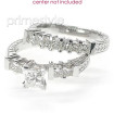 Wedding Band and Engagement Ring - 1.40CT Diamond Bridal Set , picture number 1