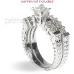 Wedding Band and Engagement Ring - 1.40CT Diamond Bridal Set , picture number 2