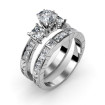 Princess and Round Cut Diamond Bridal Set with 2.50CT Total Weight , picture number 2