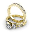 Princess and Round Cut Diamond Bridal Set with 2.30CT Total Weight , picture number 1