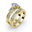 Princess and Round Cut Diamond Bridal Set with 1.95CT Total Weight , picture number 0